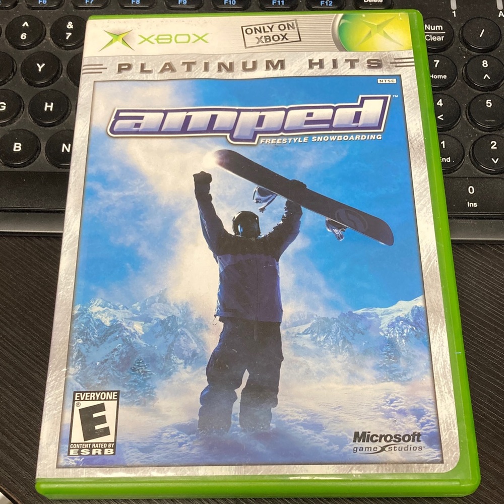 Original Microsoft Xbox OG-Amped Freestyle Snowboarding -Platinum Hits  CIB